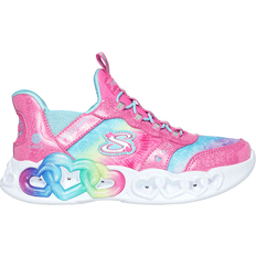 Multicoloured Children's Shoes Skechers Kid's Slip-Ins Infinite Heart Lights - Pink/Multi