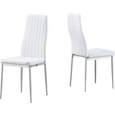 Furnizone UK Monza White Kitchen Chair 98cm 2pcs