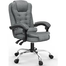 Bigzzia Ergonomic Black/Grey Office Chair 110cm