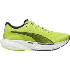 Green - Men Running Shoes Puma Deviate Nitro 2 M - Lime Pow/Black/White