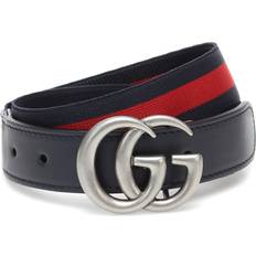 L Belts Children's Clothing Gucci Kid's Elastic Web Belt - Blue/Red (432707HAENN8497)