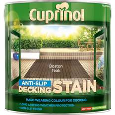 Cuprinol Brown Paint Cuprinol Anti Slip Decking Woodstain Hampshire Oak 2.5L