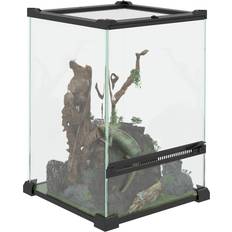 Pawhut Vivarium Glass Reptile Terrarium 12L