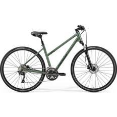 XS City Bikes Merida Crossway 300 2023 Hybrid Sports Bike Green Women's Bike