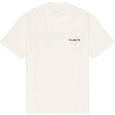 AllSaints Men T-shirts & Tank Tops AllSaints Underground Oversized Crew T-shirt - Ashen White