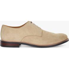 Beige Oxford Dune London Stanley Suede Gibson Shoes, Sand