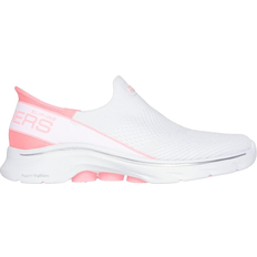 Skechers Slip-On Sport Shoes Skechers GO Walk 7 Mia W - White/Pink