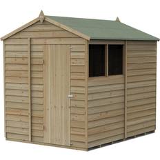 Forest Garden Sheds Forest Garden 8' x 6' 4Life Overlap Pressure Treated Apex (Building Area )
