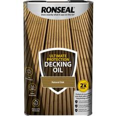 Ronseal ultimate protection decking oil 5l natural Ronseal Ultimate Protection Decking Oil Natural Oak 5L