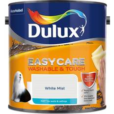 Dulux Wall Paints - White Dulux Easycare Washable & Tough Matt Wall Paint White Mist 2.5L