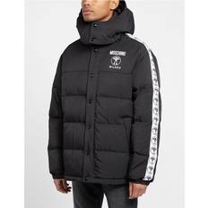 Moschino Outerwear Moschino Mens Couture Arm Tape Puffa Jacket in Black