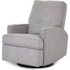 Beige Sitting Furniture Kid's Room OBaby Madison Swivel Glider Recliner Chair