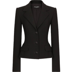 L Blazers Dolce & Gabbana Single Breasted Jacket - Black