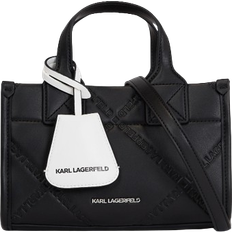 Karl Lagerfeld K/skuare Embossed Small Tote Bag - Black