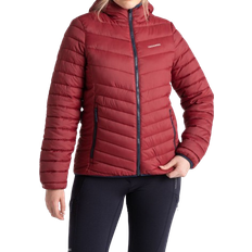 Red - W28 - Women Clothing Craghoppers Women's Compresslite VIII Hooded Jacket - Mulberry Jam