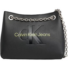 Calvin Klein Handbags Calvin Klein Convertible Shoulder Bag - Black/Dark Juniper