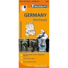Mecklenburg Vorpommern Michelin 542 delkarta - 1:350000 (Map, 2013)