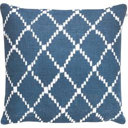 Chhatwal & Jonsson Ikat Kerela Cushion Cover Blue/White (50x50cm)