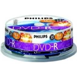 Philips DVD-R 4.7GB 16x Spindle 25-Pack