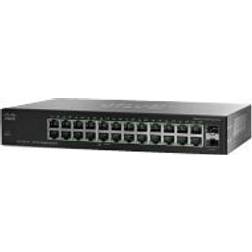 Cisco SF200-24 Switch 24x10/100 + 2 x Combo Gigabit SFP (SLM224GT)