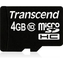 Transcend MicroSDHC Class 10 4GB