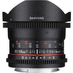 Samyang 12mm T3.1 VDSLR ED AS NCS Fisheye for Nikon F