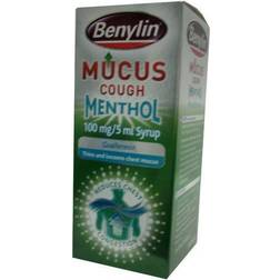 Benylin Mucus Cough Menthol Syrup 100mg 150ml Liquid