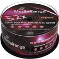 MediaRange CD-R 700MB 52x Spindle 50-Pack