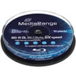 MediaRange BD-R 50GB 6x Spindle 10-Pack