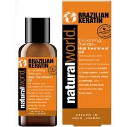 Natural World Brazilian Keratin Hair Treatment Oil 100ml