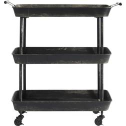 Nordal Iron Trolley Table 41x66cm