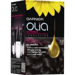 Garnier Olia Permanent Hair Colour #1.0 Deep Black