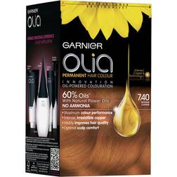 Garnier Olia Permanent Hair Colour #7.40 Intense Copper