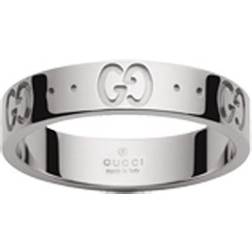 Gucci Icon Gg Smal Ring - Vitguld