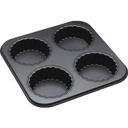 KitchenCraft Loose Base Fluted Muffin Tray 26x26 cm