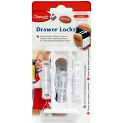 Clippasafe Drawer Locks 3pcs
