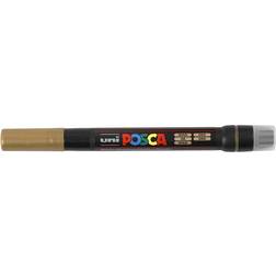 Uni Posca PCF-350 Brush Tip Gold