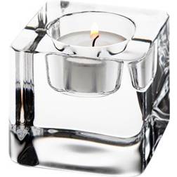 Orrefors Ice Cube Candle Holder 6.5cm