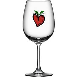 Kosta Boda Friendship Hearts Wine Glass 50cl