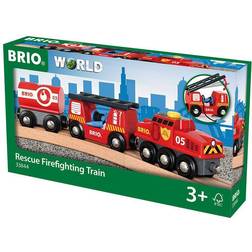 BRIO Rescue Firefighting Train 33844