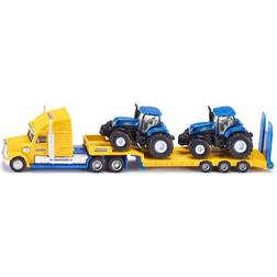 Siku Truck with New Holland Tractors 1805