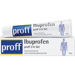 Ibuprofen Proff 5% 50g Gel