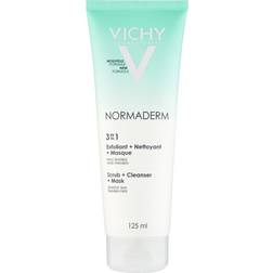Vichy Normaderm 3 in 1 Scrub Cleanser & Mask 125ml