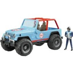 Bruder Jeep Cross Country Racer Blue with Driver 02541
