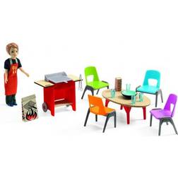 Djeco Barbecue & Accessories Doll House Set