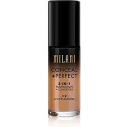 Milani Conceal +Perfect 2-in-1 Foundation #12 Spiced Almond