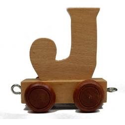 Bino Wooden Train Letter J