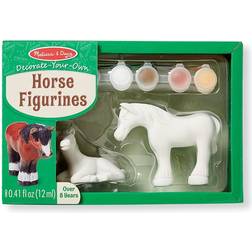Melissa & Doug Decorate Your Own Horse Figurines