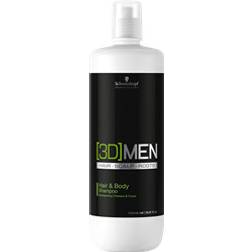 Schwarzkopf 3D Men Care Hair & Body Shampoo 1000ml