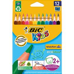 Bic Evolution Triangle Colouring Pencils 12-pack